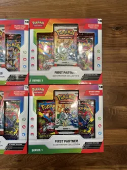 Pokemon TCG First Partner Illustration Collection Series 1 Sealed Lot Of 4 - Image 3
