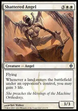 Shattered Angel - Light Play MTG New Phyrexia - Image 1