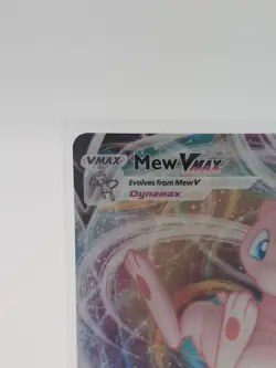 Pokemon Mew VMAX 114/264 Fusion Strike Ultra Rare Holo 310 HP Psychic - Image 2