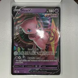 Pokemon TCG Mew V Fusion Strike 113/264 Holo Ultra Rare - Image 1