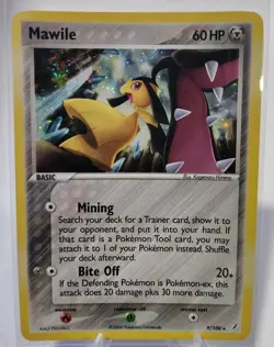 Mawile - 9/100 Holo Rare (Crystal Guardians) LP/NM- Pokemon TCG SWIRL - Image 1