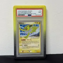 2008 Pokemon Promo Jolteon Gold Star #101 World Champ Psychic Lock PSA 9 - Image 1