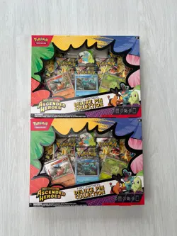 Pokemon TCG Ascended Heroes First Partner Deluxe Pin Collection x2 | SEALED - Image 1
