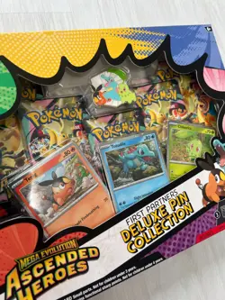 Pokemon TCG Ascended Heroes First Partner Deluxe Pin Collection x2 | SEALED - Image 4