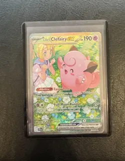 Pokemon TCG - Journey Together - Lillie's Clefairy EX - SIR - 184/159 - Image 3