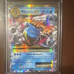 Pokemon M Blastoise EX XY 102/108 Full Art Holo Ultra Rare 220 HP English - Image 1