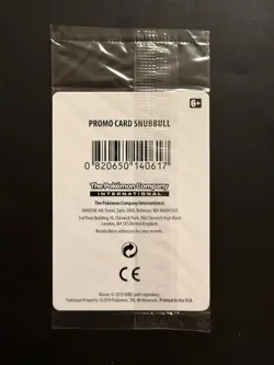 SEALED Pokemon TCG Snubbull SM200 Promo Detective Pikachu (English) - Image 2