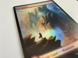 x1 Mountain FDN Foundations MTG 288 FOIL FULL ART BASIC LAND M/NM 1x - Image 3