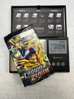 VERY HEAVY! 22.24g Pokemon TCG Crown Zenith Booster Pack | Sealed - Image 1