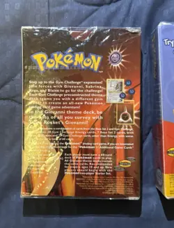 Pokemon Gym Challenge Giovanni theme deck sealed English - Image 2