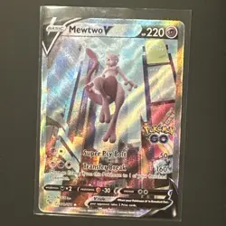 Pokemon - Mewtwo V - Full Art - Pokemon Go #072/078 - Image 1