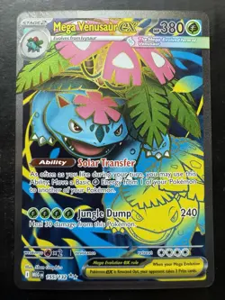 Pokemon Mega Venusaur ex Me01: Mega Evolution 155/132 Ultra Rare Full Art Holo - Image 1