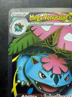 Pokemon Mega Venusaur ex Me01: Mega Evolution 155/132 Ultra Rare Full Art Holo - Image 2