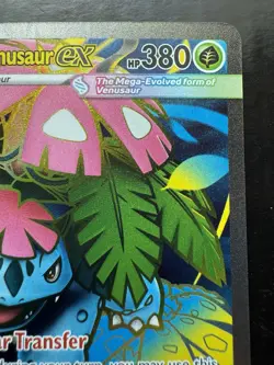 Pokemon Mega Venusaur ex Me01: Mega Evolution 155/132 Ultra Rare Full Art Holo - Image 3