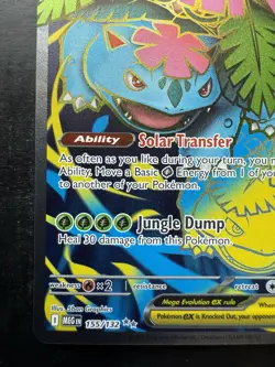 Pokemon Mega Venusaur ex Me01: Mega Evolution 155/132 Ultra Rare Full Art Holo - Image 4