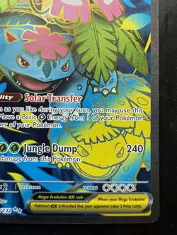 Pokemon Mega Venusaur ex Me01: Mega Evolution 155/132 Ultra Rare Full Art Holo - Image 5