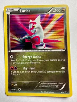 Latias Holo Pokemon TCG Dragon Vault 9/20 - Image 5