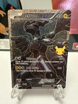 Pokemon TCG Celebrations - Zekrom Full Art 25th Anniversary - Image 1