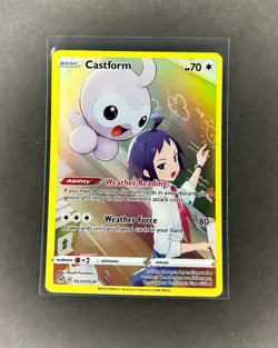 Castform TG11/TG30 Holo Lost Origin Trainer Gallery Pokemon NM - Image 1