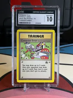 CGC 10 2000 POKEMON PROMO BLACK STAR 16 COMPUTER ERROR POKEMON LEAGUE - Image 1