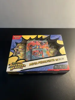 Pokemon TCG: Mega Evolution Ascended Heroes - Mega Feraligatr ex Box Sealed - Image 1