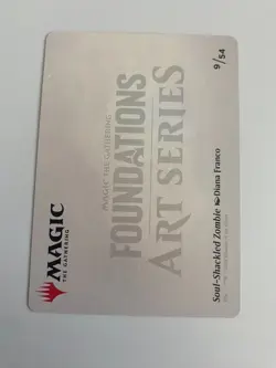 Gold Stamp Art Series SOUL-SHACKLED ZOMBIE mtg Foundations - Image 2