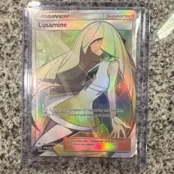 Pokemon Company Lusamine Full Art Ultra Rare Holo 110/111 SM-Crimson Invasion - Image 1