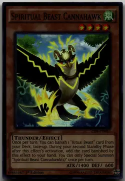 Spiritual Beast Cannahawk Super Rare The Secret Forces THSF-EN027 LP - Image 1