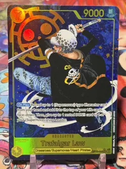 TRAFALGAR LAW - One Piece OP10-119 - AA Alt Art SEC Secret Rare - Royal Blood - Image 1