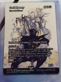 Cecil Harvey 0018 Borderless Non foil MTG Final Fantasy (English) - Image 1