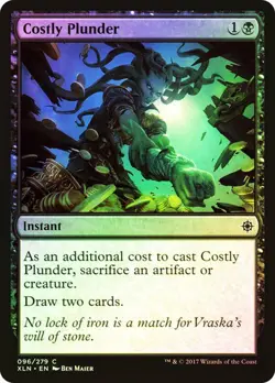 Costly Plunder IXALAN MTG MAGIC INSTANT FOIL - Image 1