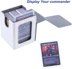 MTG Deck Box for Commander Display,Card Deck Box Fits 100 Double Sleeved Cards, - Image 2