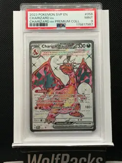 2023 Pokemon Black Star Promo SVP EN - Charizard Ex 056 Premium Collection PSA 9 - Image 1