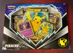 NEW & SEALED! POKEMON TCG PIKACHU V Box BOOSTERS! Brilliant Stars Fusion Strike - Image 1