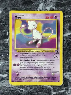 Pokemon Black Star Promo Mew WOTC #8 HP Condition See Photos - Image 3