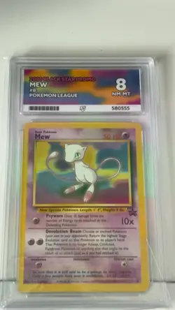 Pokemon TCG Mew Black Star Promo 2000 Ace 8 - Image 1