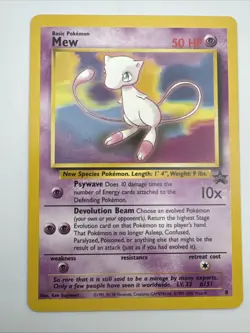 Pokemon TCG Mew Black Star Promo #8 - Image 2