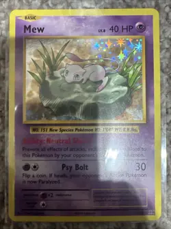 Pokemon TCG Mew Lot X3 - 53/108 Evolutions Holo/Reverse & Mew 8 Black Star Promo - Image 2