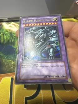 YuGiOh - Blue-Eyes Ultimate Dragon - JMP-EN005 Limited Ed Ultra Damaged - Image 3