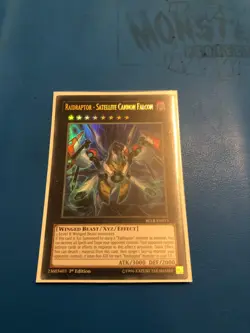 YUGIOH Ultra Rare Raidraptor - Satellite Cannon Falcon BLLR-EN073 1st Edition - Image 1