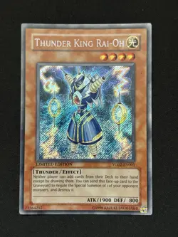 Thunder King Rai-Oh YG02-EN001 Limited Edition Secret Rare Yugioh Card - Image 2