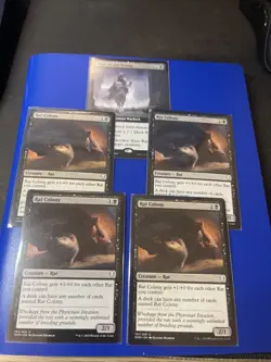 Magic The Gathering - 4x Rat Colony & Piper Of The Swarm - Image 1