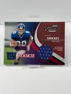 2002 Playoff Piece of the Game - #127 Jeremy Shockey /500 (MEM, RC) - Image 1