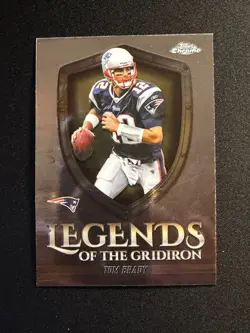 2025 Topps Chrome Football Tom Brady Legends of the Gridiron Insert LOG-9 - Image 1