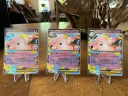 Mega Clefable EX Pokemon Card Lot 3 Holo Ability Mega Evolution POR Set English - Image 2