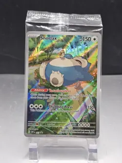 SEALED Snorlax 151 Sv: Scarlet & Violet Promo Cards Holo - Image 1
