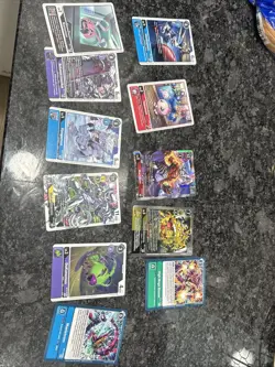 Lot Of 11 Digimon Cards - Image 1