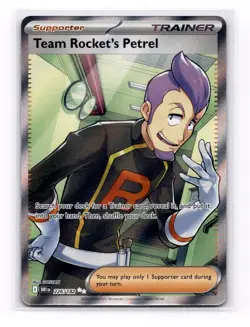 Team Rocket's Petrel 226/182 - Destined Rivals Full Art Trainer Holo Card NM - Image 1