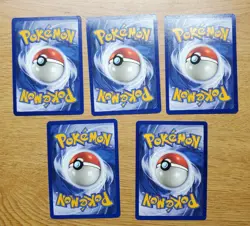 5 Card Lot 1999 Pokemon Fossil 1st Edition. Gastly,(2) Arboks, Seadra, Trainer. - Image 2