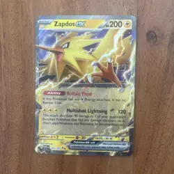 Pokemon TCG Zapdos Ex 145/165 SV 151 Double Rare NM Card - Image 1